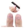 Red Heart Black Sand Nail File: Odorless Buffing Block, Double-Sided Shaping, and Polishing Strip.