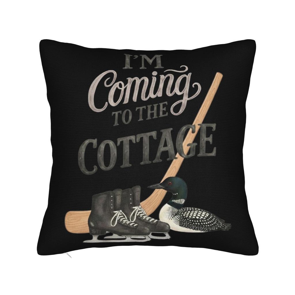 I'm Coming To The Cottage Heated Rivalry Pillowcase Cushion Cover  Throw Pillow Cover Warm Home Decoration Square Multi Size