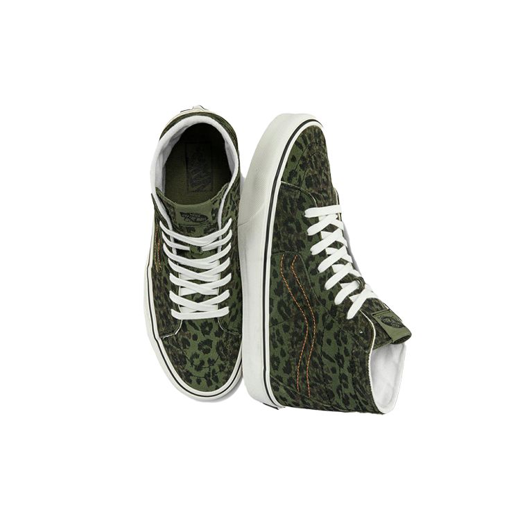 Vans Sk8-Hi Tapered Anaheim Factory - Leopard Camo Unisex Sneakers Green Grape-Leaf VN0A4U16B7B