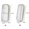 Lightweight Mesh Pencil Case Large Capacity Aesthetic Bag  Student Stationary
