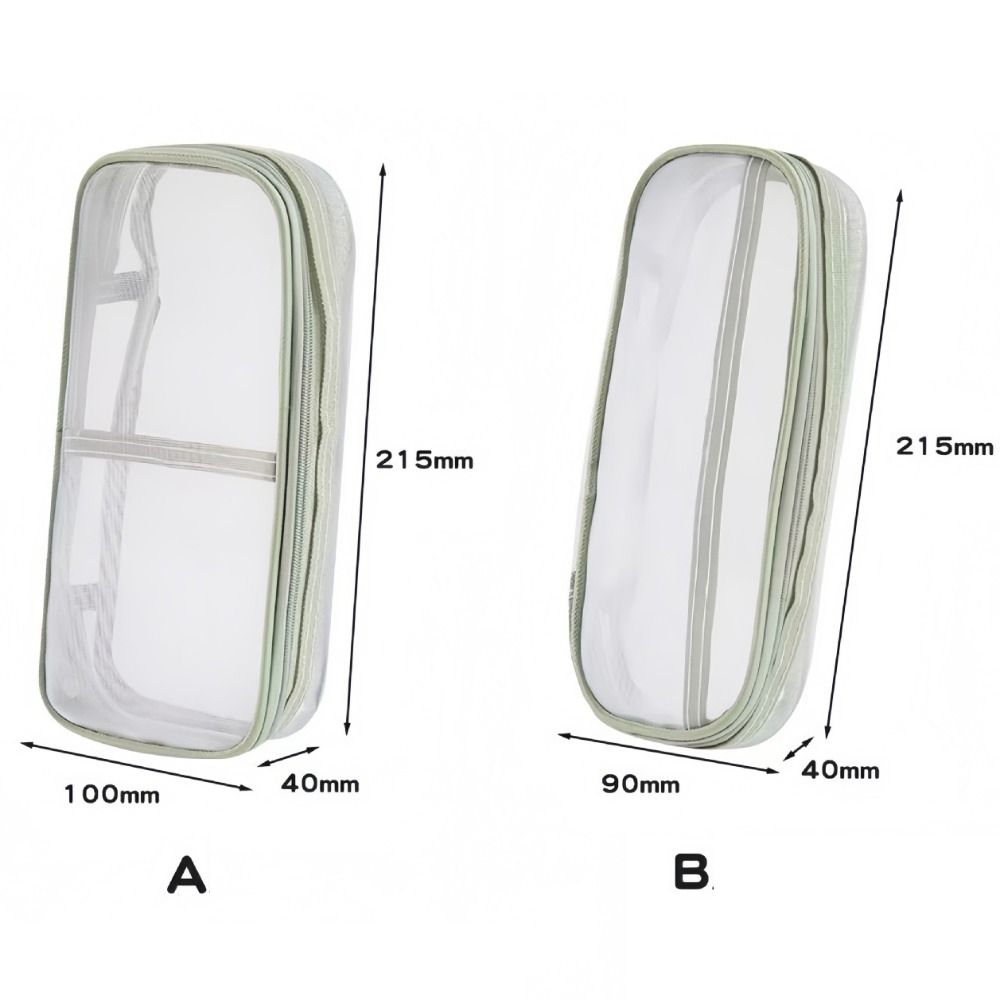 Lightweight Mesh Pencil Case Large Capacity Aesthetic Bag  Student Stationary