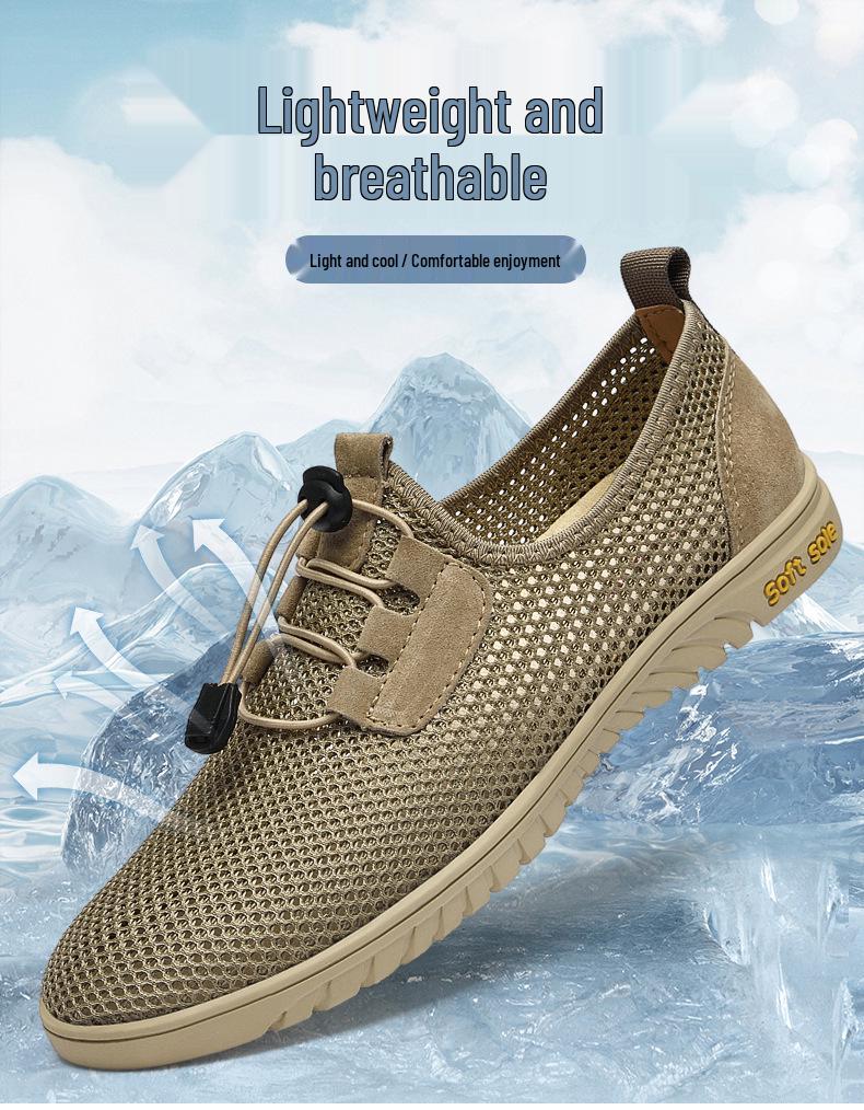 Ademende Sportschoenen van Mesh voor Mannen - Grote Maten, Lichtgewicht, Comfortabel, Casual