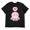 Cute Baby Octopus T-Shirt Animal Prinfor Boys Vintage Clothes Summer Shirt Vintage T Shirts Men Clothings