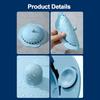 Silicone Sewer Outfall Drain Filter Anti-blocking Hair Clean Up Sink Strainer Filter Round Shape Floor Drain Mesh Cover