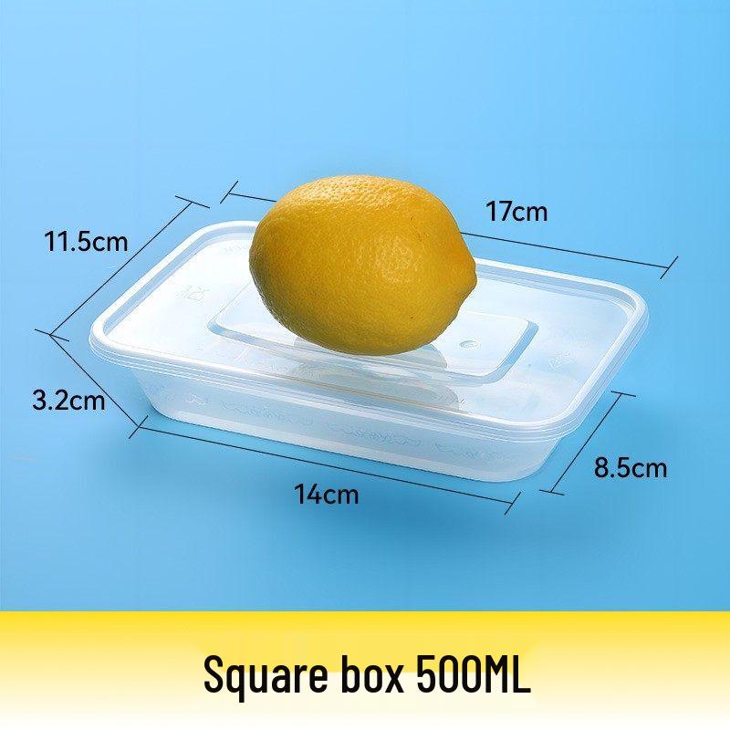 

Disposable Transparent Food Containers with Lids