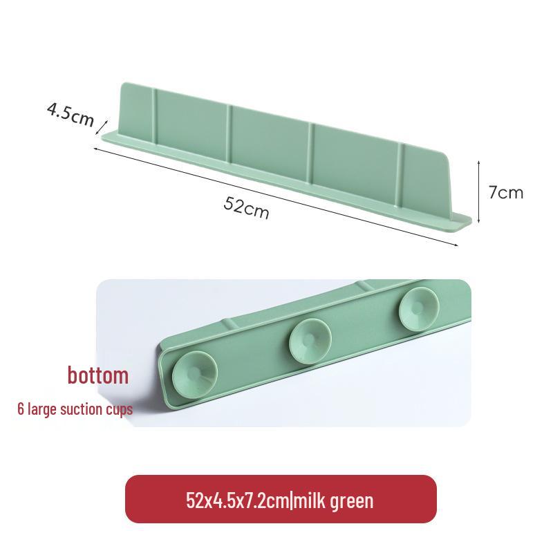 Silicone Sink Splash Guard with Suction Cup and Non-slip Water Barrier