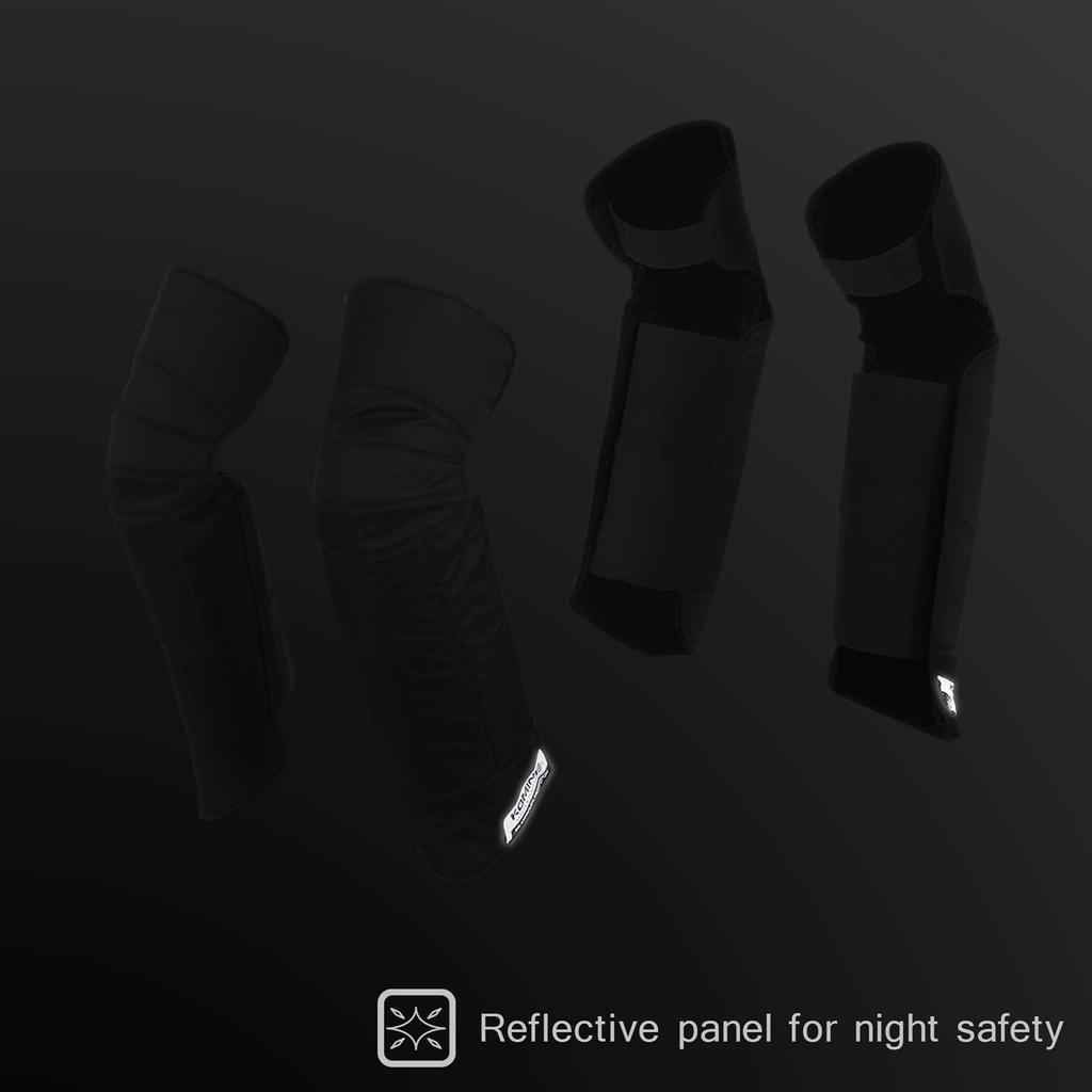 KOMINE Protective Warm Chaps for Motorcycles Black Free 1292 CE Standard Protector Windproof for PK-923 Autumn/Winter