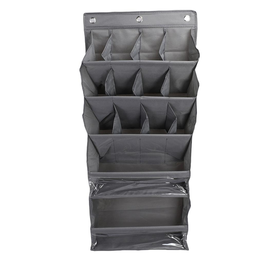 Over The Door Shoe Bag Breathable Space Saving Hanging Storage Holder with Pockets Hanging Shoe Rack for Closet Multi
