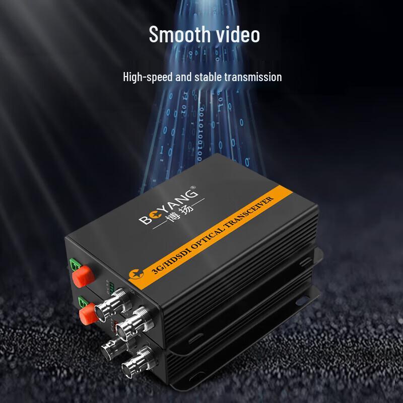 BOYANG 1-Channel HD-SDI Fiber Optic Video Extender