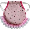 Dual-Layer Hen Saddle Apron with Feather and Back Protector