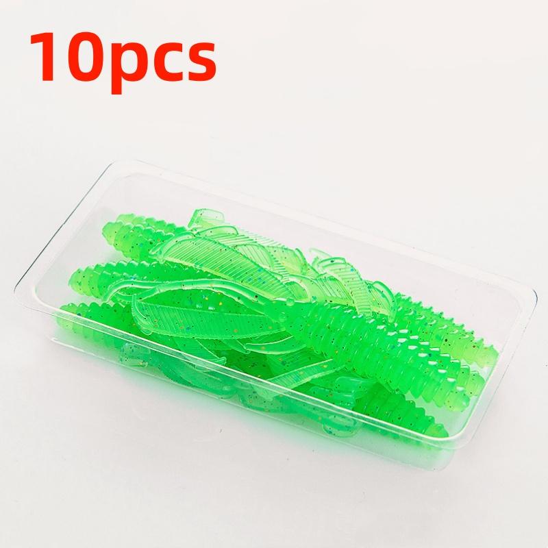 Extra Large Realistic Shrimp-Shaped Soft Worm Fishing Bait with Double Ridge Tail – Suitable for Freestyle Fishing and Big Fishi