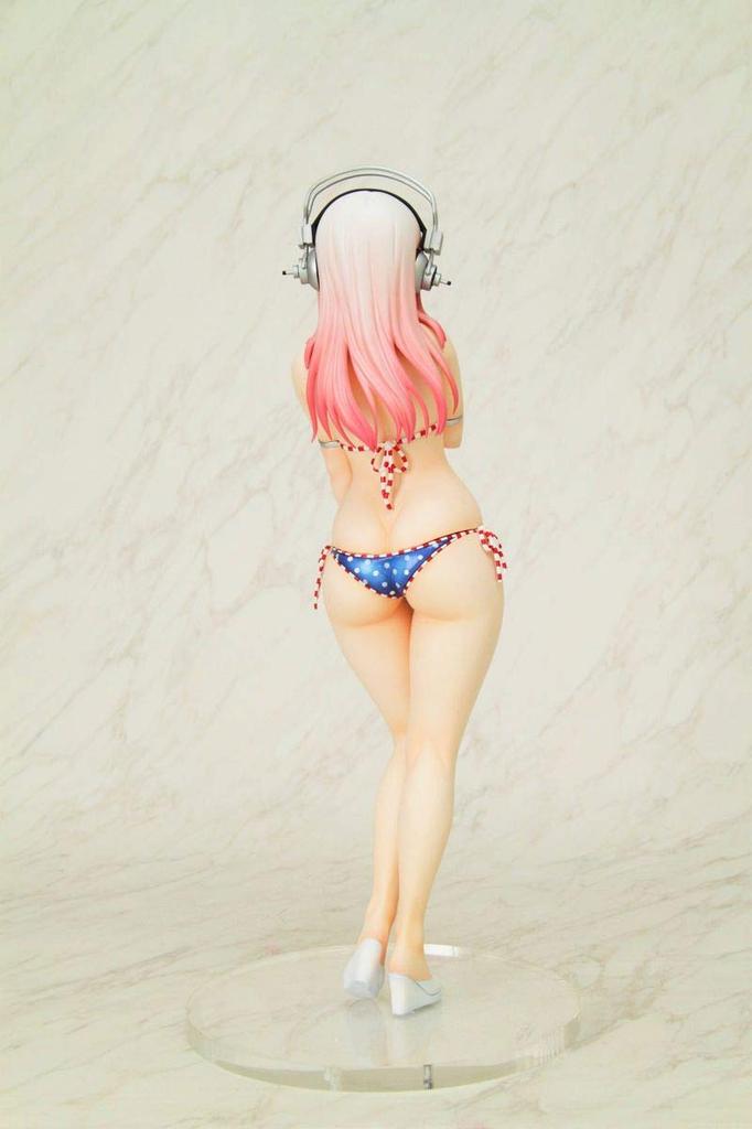 Marvel Kaitendo Super Sonico Paisura Bikini Scale PVC Painted Complete Figure Resale Ver. 1/6