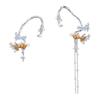 Fashion Goldfish Cuff Earring with Comfortable Grip Copper Ear Accessory for Sensitive Ears and Fashion Forward Looks