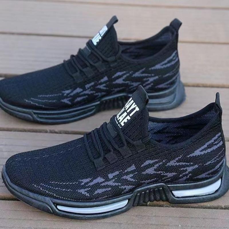 Fashion Male Sneakers Men's Mesh Lightweight Breathable Casual Sports Shoes Summer Soft Sole Outdoor Running Shoes Student Walking Shoes