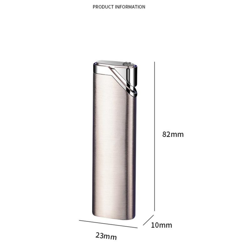 New Long Strip Portable Direct Charging Inflatable Lighter with High Quality Windproof Cigarette Accessories
