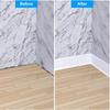 1PC 1/2/3/5/6M Flexible Baseboard Molding Trim Self-Adhesive Vinyl Wall Base Peel and Stick Cove Base Rubber Wall Base