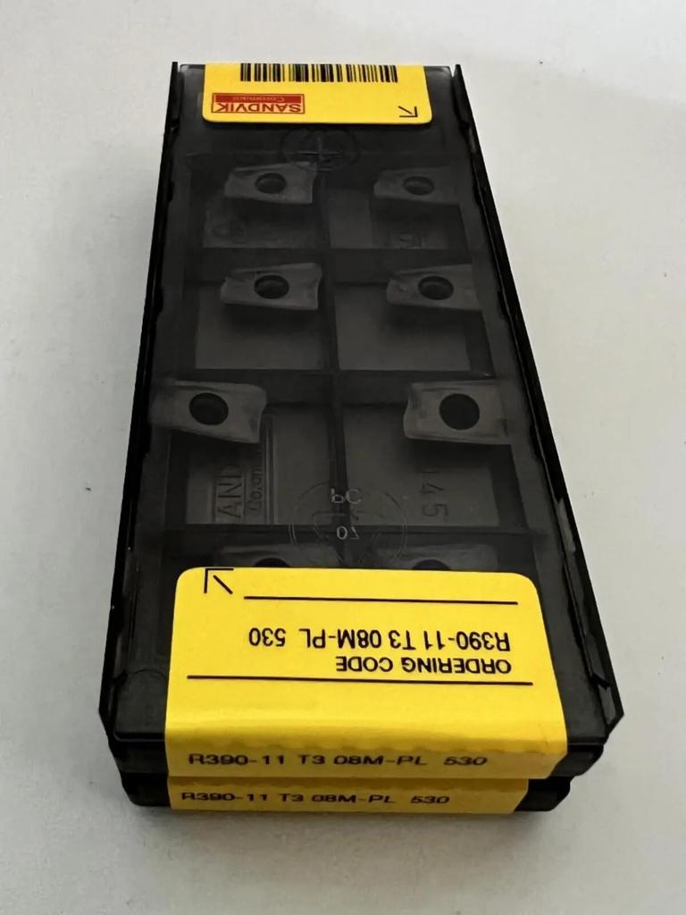 Original Sandvik / R390-11T308M-PL 530  / CNC Lathe Carbide Blade 10 PCS
