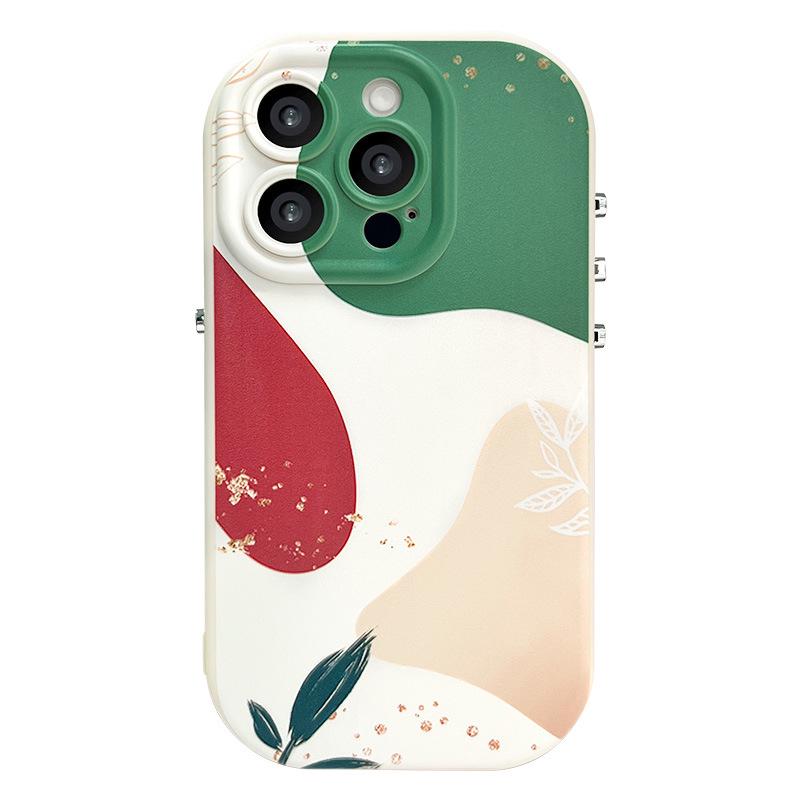 Morandi Frosted Anti-Fall Phone Case for iPhone 12/13/14 Pro