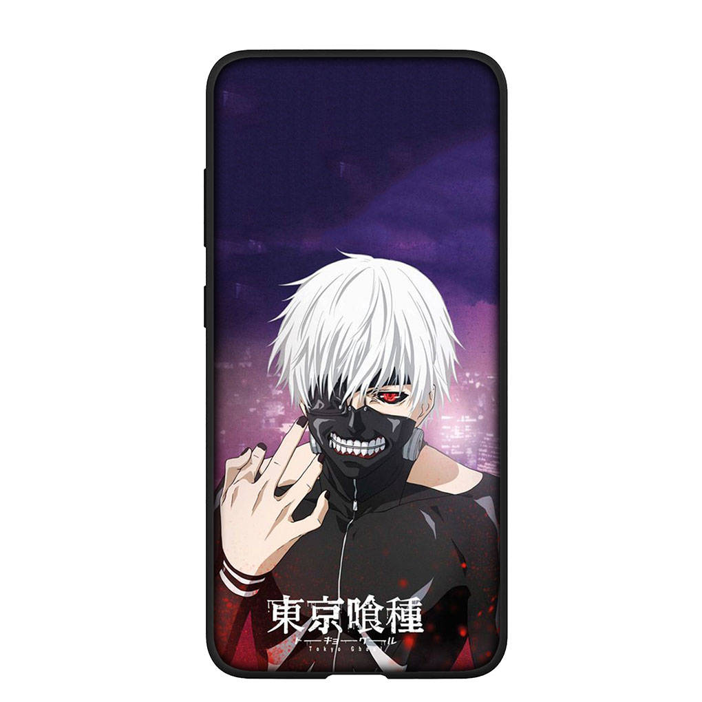 Pouzdro na telefon Samsung Galaxy S25 S24 S23 iPhone 16 15 Xiaomi Redmi Note 14 13 12 16E X 11 Pro Max OPPO Moto Huawei Anime Tokyo Ghoul Ken Kaneki kryt
