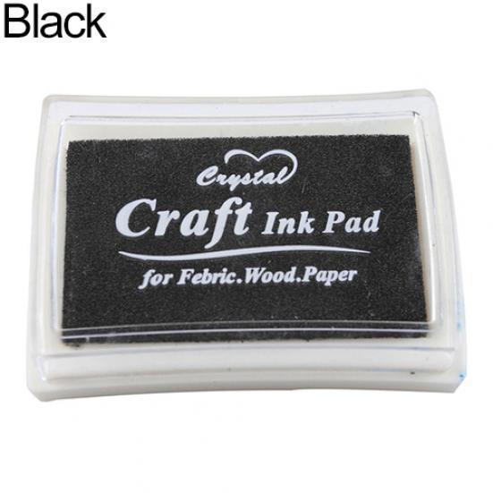 Bright Color Kids Stamp Partner Ink Pad Craft Pigment for Paper Wood Scrapbook