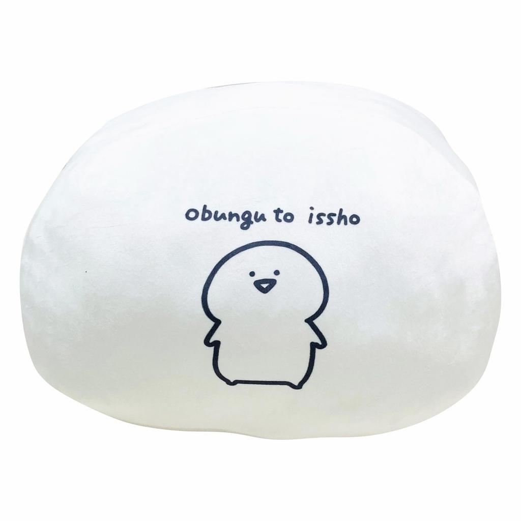 MORIPiLO Body Pillow to Me Soft and Soft to the Plush Nap Morishita Makura "Obungu Issho" (Hug Cushion) - Touch, Toy, Pillow, 40x25x25cm, White,