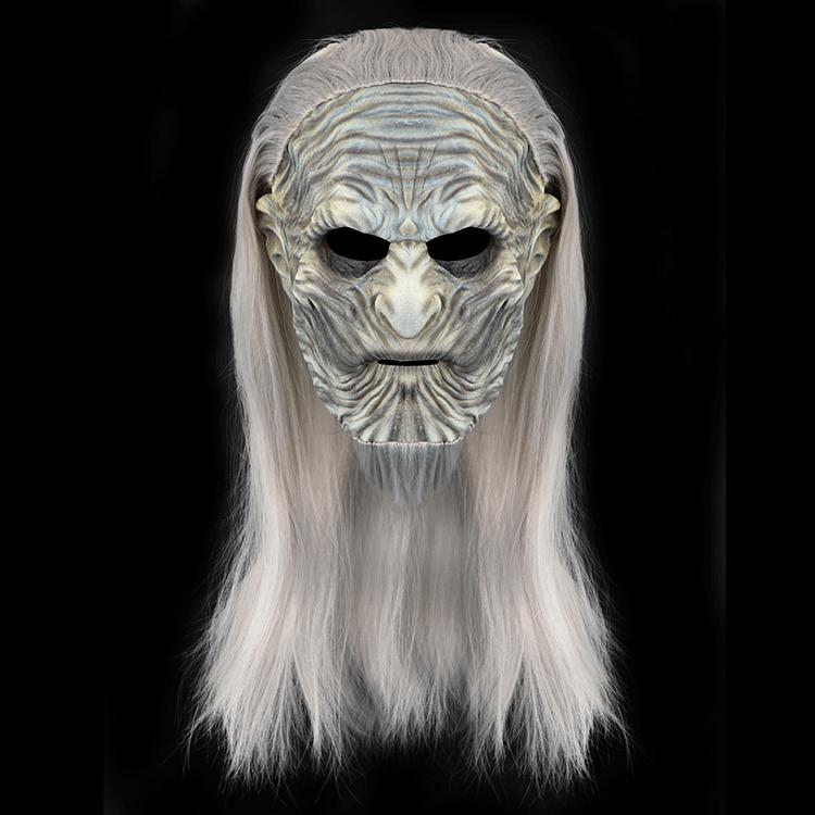 Halloween mask, latex headgear, Game of Thrones Night King mask Haunted House Halloween cos Props 40754