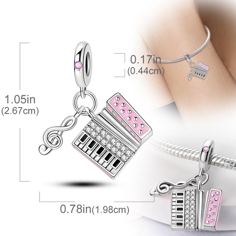 New Original Copper Charms Beads Pendants For Original Bracelet Necklaces Charm Women Diy Jewelry Gifts