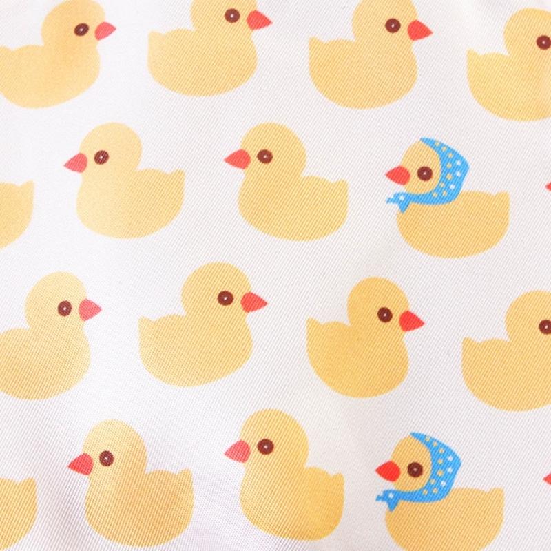 2pcs Set Animal Diaper Holder with Detachable Leash Breathable Fabric Fun Duck Diaper Leash Set