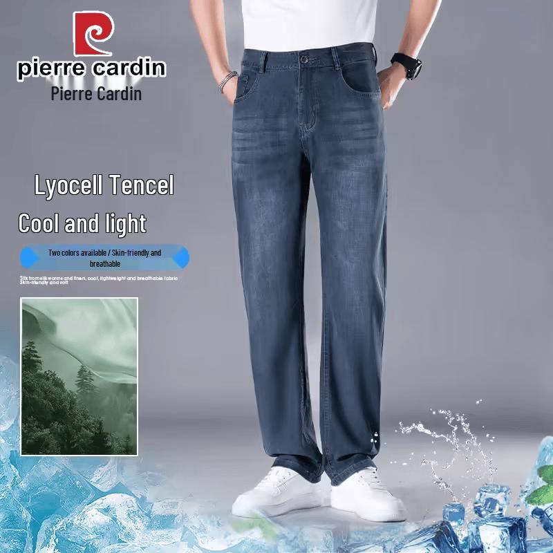 Pierre Cardin Men's Washed Straight-Leg Jeans