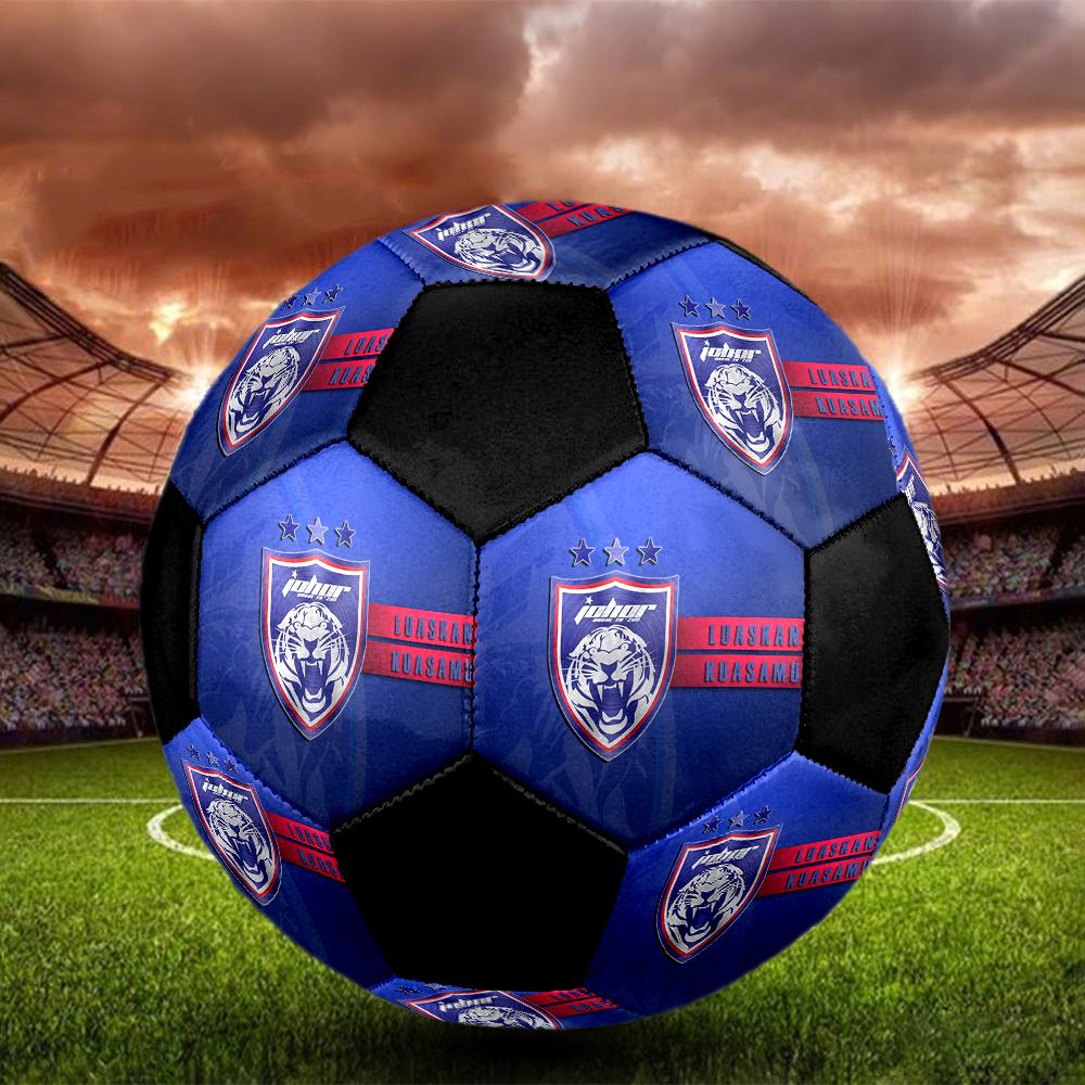 SIZE 5 Johor DT Soccer Ball Colorful All Ages Machine Stitched PVC Competition Ready Durable High-Bounce
