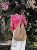 Stylish Large Capacity Straw Woven Beach Tote Bag