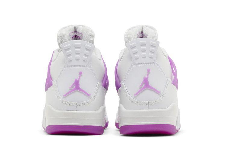 Kids' Sneakers Nike Jordan 4 Retro Hyper Violet (GS) White/Hyper Violet