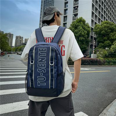 School Bag High Value Korean Ins Letter Backpack Large Leisure Simple Mountaineering Tourism Large Capacity