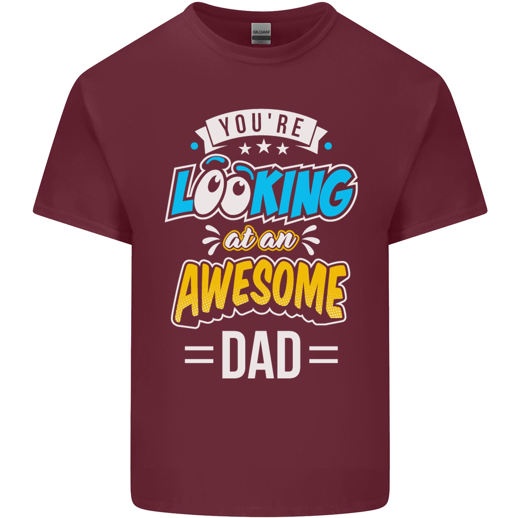 Youre Looking at an Awesome Dad Unisexs Light Cotton TShirt S