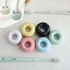 Fashionable Ceramic Toothbrush Rack Personalized Toothbrush Base Multiple Colors 4.5*2.8cm