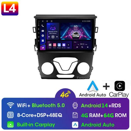 Android 13 Carplay Auto 4G WIFI GPS For Ford Mondeo 5 Fusion 2012-2019 Car Radio Multimedia Player Video Stereo Head Unit 2din