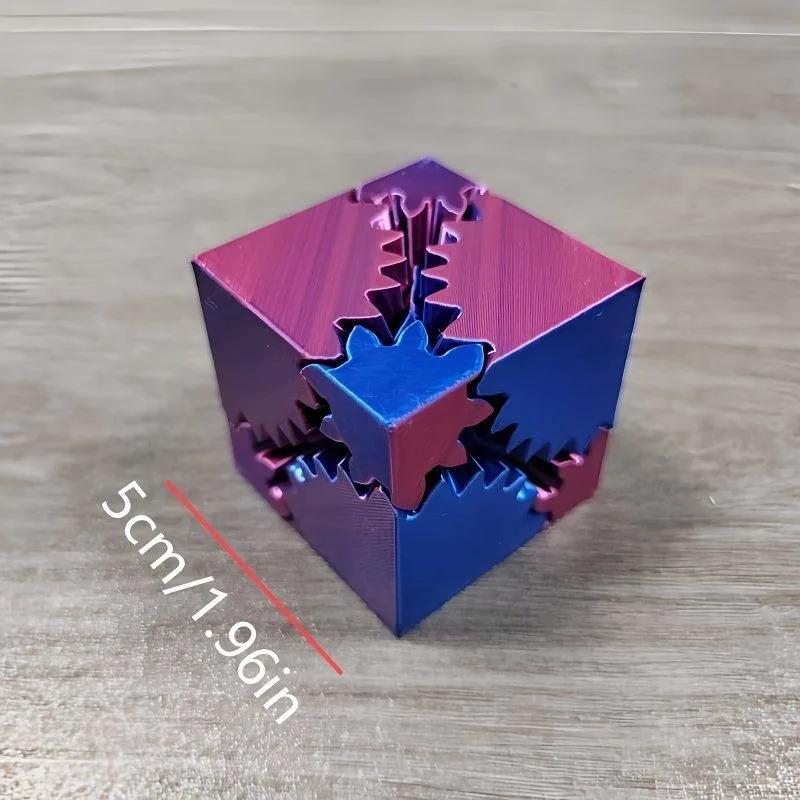 New 3D Printed Gear Ball Rotating Desktop Decorative Model Ornaments Boys Birthday Gift New Test Fidget Toy