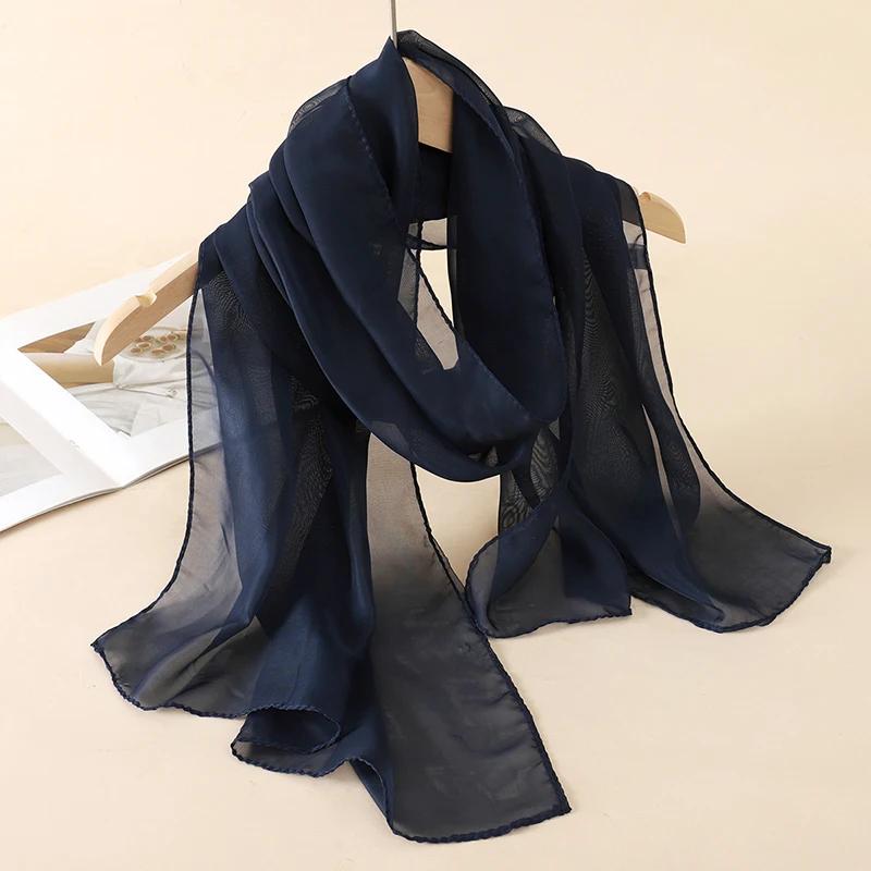 New Print Chiffon Scarf Shawl Women Sunscreen Silk Scarf Turban Long Wrap Beach Travel Outdoor Accessories Trendy Headband