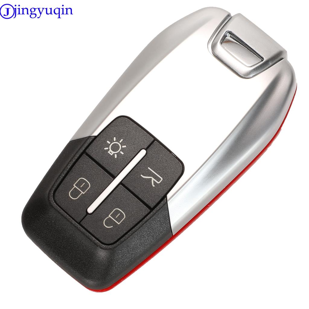 Jingyuqin Smart Luxe Afstandsbedieningssleutel Shell 4 Knop Voor Ferrari 458 588 488GTB Behuizing Fob Cover