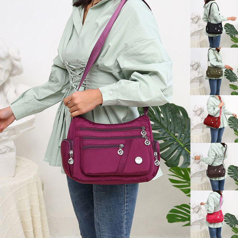 Elegant And Stylish Women Waterproof Tote Messenger Bag With Adjustable Shoulder Strap