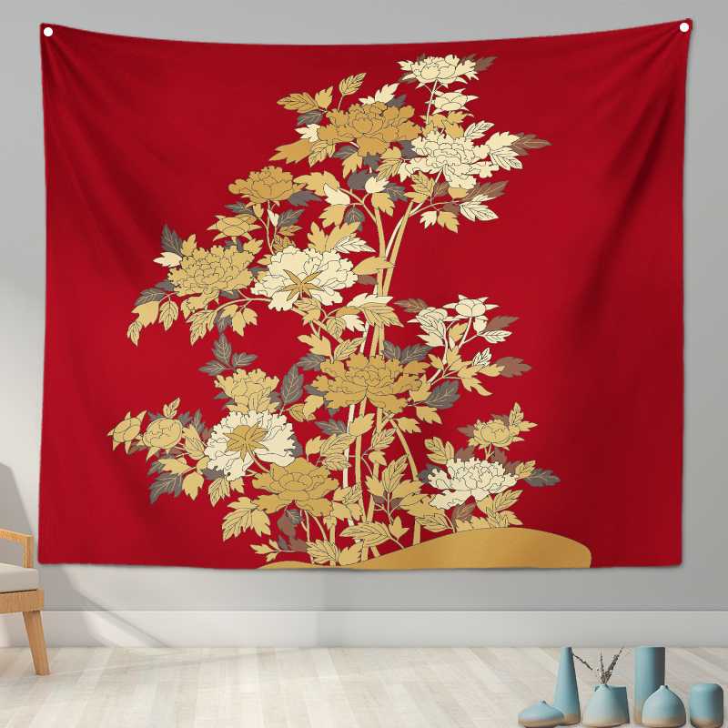 Ukiyo-e Japanese Print Tapestry Wall Cloth Cushion Bedroom Hanging Home Decoration Living Room Background Cloth Tapiz