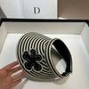 Summer Small Fragrant Wind Vacation Flower Ice Silk Anti-ultraviolet Empty Top Hat Striped Sunshade Headband Sun Hat