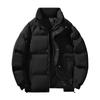 Winter Outdoor Couple Stand-up Collar Casual Cotton-padded Jacket High-quality Fashion Couple Simple Solid Color Green and Young Cotton-padded Jacket