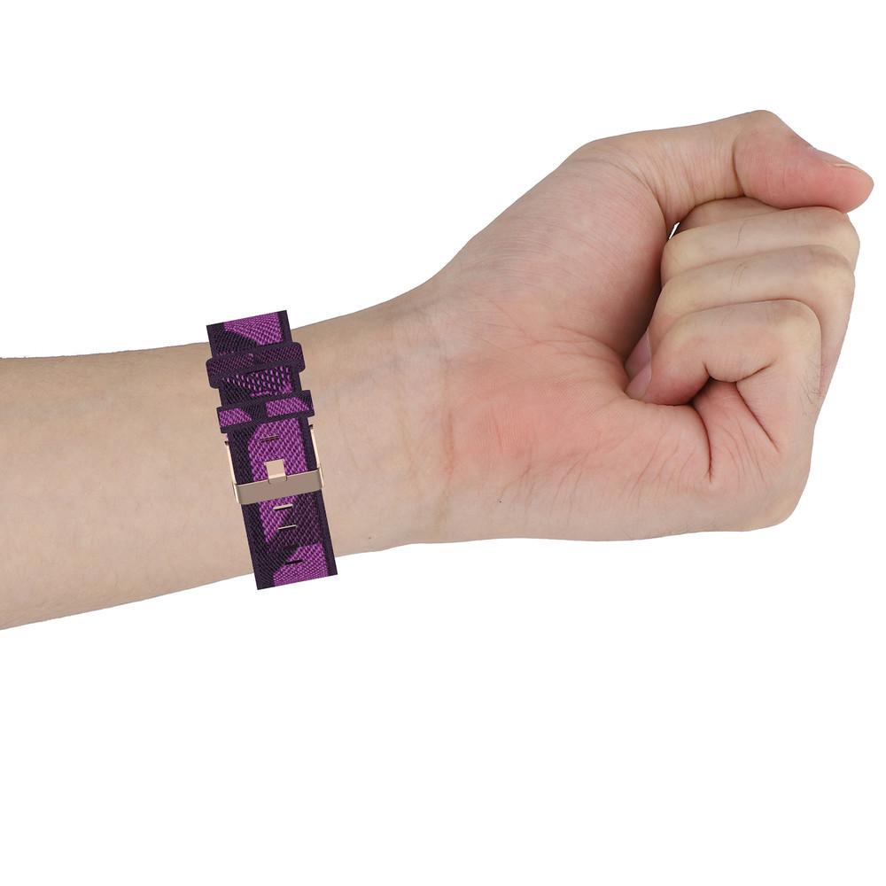 For Fitbit Versa 4/Sense 2 Smart Watch Strap Pin Buckle Nylon Wrist Band Replacement