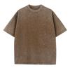 Herrtvättade Vintage T-shirts Street Hip Hop Retro Punk T-shirt dam Harajuku Casual Bomull Kortärmad Syratvättade T-shirts topp