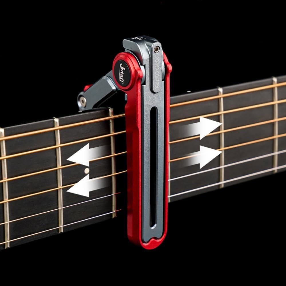 Jstaff S1 The Rolling a Rolling Capo for Quick Key Changes with a Simple Securely Fastens with Three Levels of Tension Damage Your and Easy To