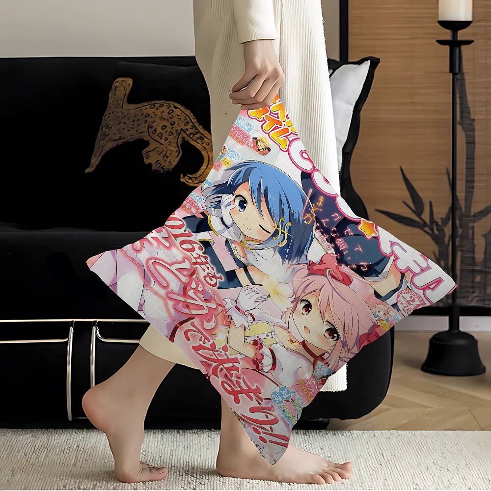 Puella Magi Madoka Magica Animes Personalized Pillow Cover Kids Bedroom Wild Party Decor Pillowcase Kid Birthday Shower Gift