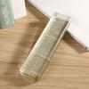 Pressing Paper Flat Clear Crystal Paperweight Rectangle Crystal Weight Ruler  Calligraphy Supply