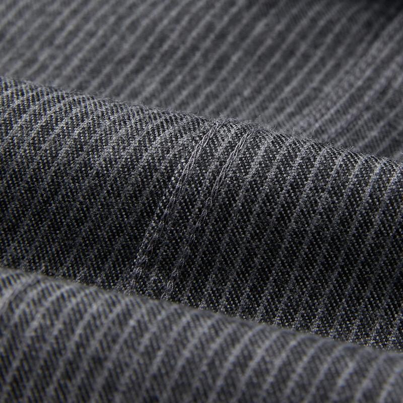Navigare Men's Wool-Blend Striped Casual Long-Sleeve Shirt