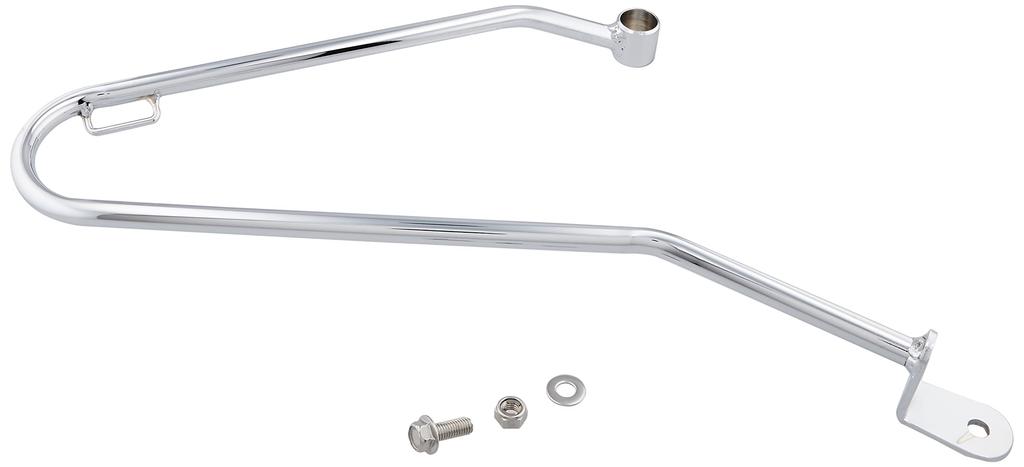 Kijima Motorcycle Parts Side Bag Support, Steel, Right Side, Chrome Plated, for Honda Bonneville ('04-'15) HTR-08003